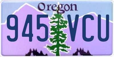 OR license plate 945VCU