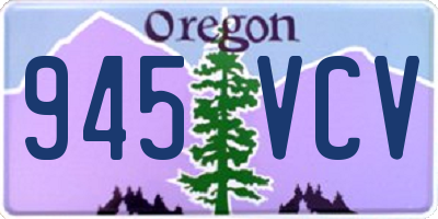 OR license plate 945VCV
