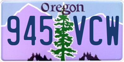 OR license plate 945VCW