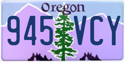 OR license plate 945VCY