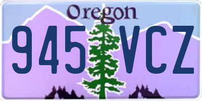 OR license plate 945VCZ