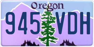 OR license plate 945VDH