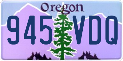 OR license plate 945VDQ