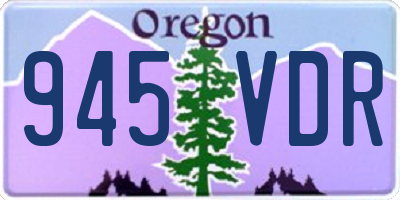 OR license plate 945VDR