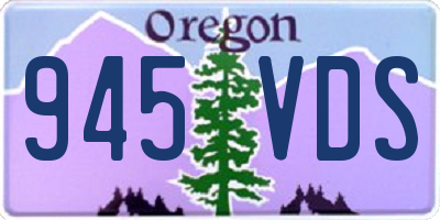 OR license plate 945VDS