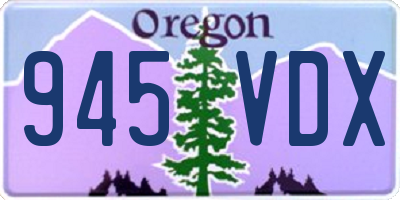 OR license plate 945VDX