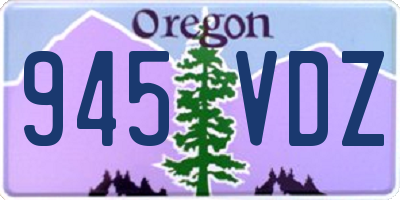 OR license plate 945VDZ
