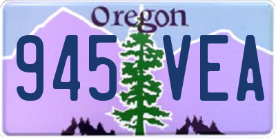 OR license plate 945VEA