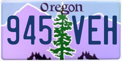 OR license plate 945VEH