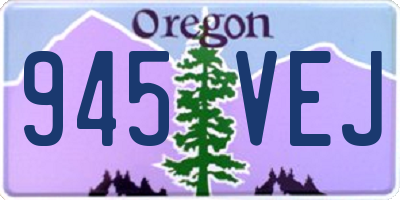 OR license plate 945VEJ