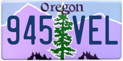 OR license plate 945VEL