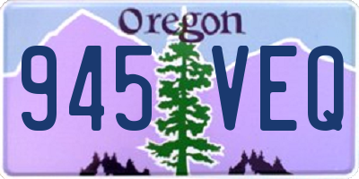 OR license plate 945VEQ