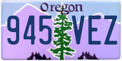 OR license plate 945VEZ