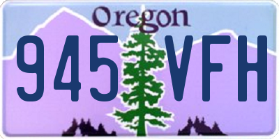 OR license plate 945VFH