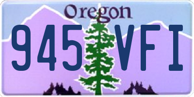 OR license plate 945VFI
