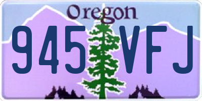 OR license plate 945VFJ