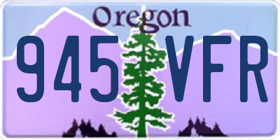 OR license plate 945VFR