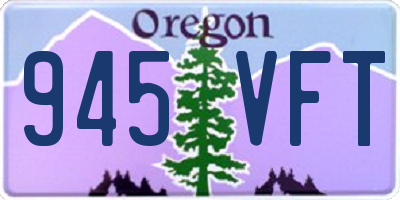 OR license plate 945VFT
