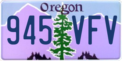 OR license plate 945VFV