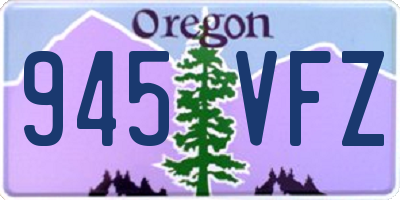 OR license plate 945VFZ