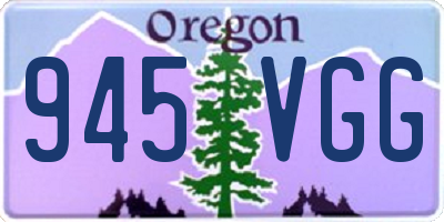 OR license plate 945VGG