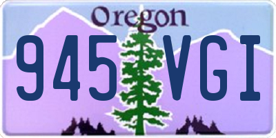 OR license plate 945VGI