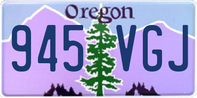 OR license plate 945VGJ