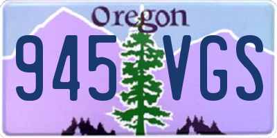 OR license plate 945VGS
