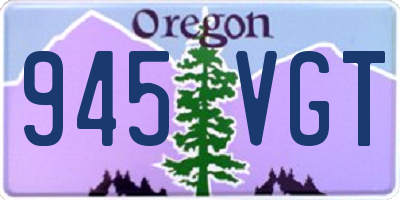 OR license plate 945VGT
