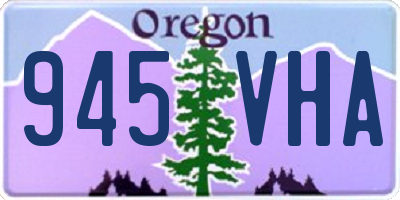 OR license plate 945VHA