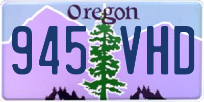 OR license plate 945VHD