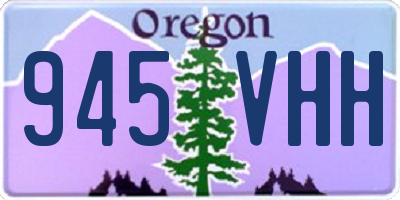 OR license plate 945VHH