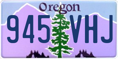 OR license plate 945VHJ