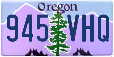 OR license plate 945VHQ