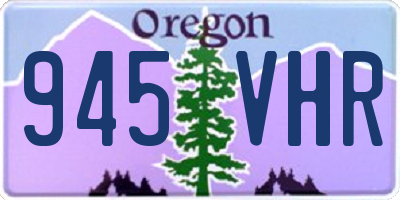 OR license plate 945VHR