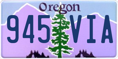 OR license plate 945VIA