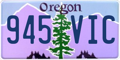 OR license plate 945VIC