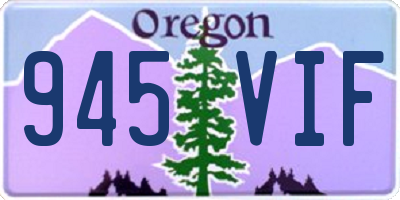 OR license plate 945VIF