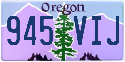 OR license plate 945VIJ