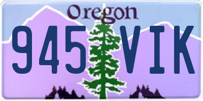 OR license plate 945VIK