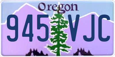 OR license plate 945VJC