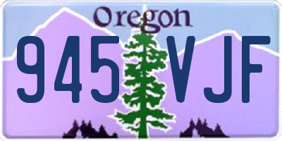 OR license plate 945VJF