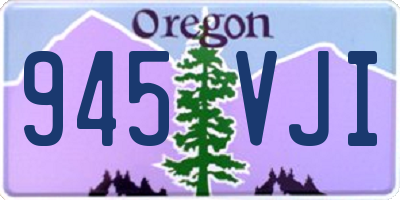 OR license plate 945VJI