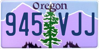 OR license plate 945VJJ