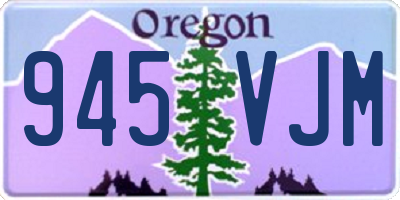 OR license plate 945VJM