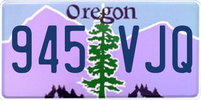 OR license plate 945VJQ