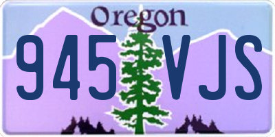 OR license plate 945VJS