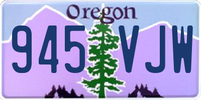 OR license plate 945VJW