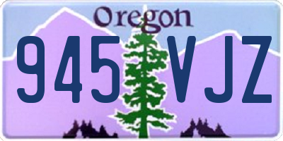 OR license plate 945VJZ