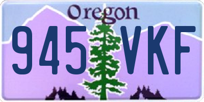 OR license plate 945VKF